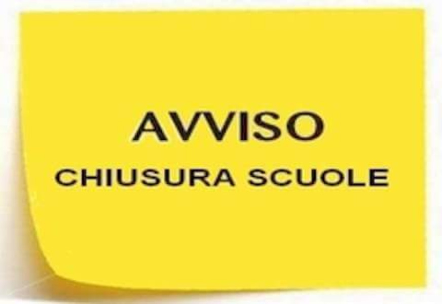 Chiusura scuola per allerta meteo